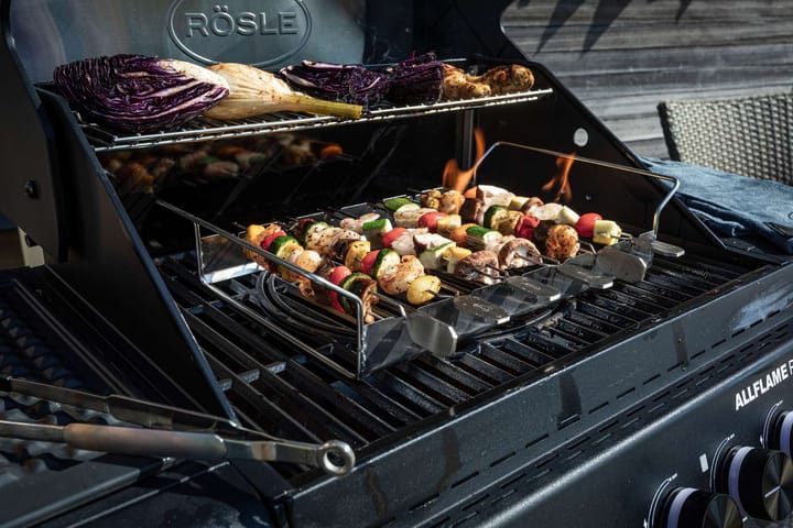 AllFlame Prime 4 gasgrill, Sort Rösle