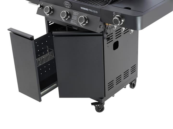 Videro PRO G3-S Vario+ gasgrill, Matsort Rösle
