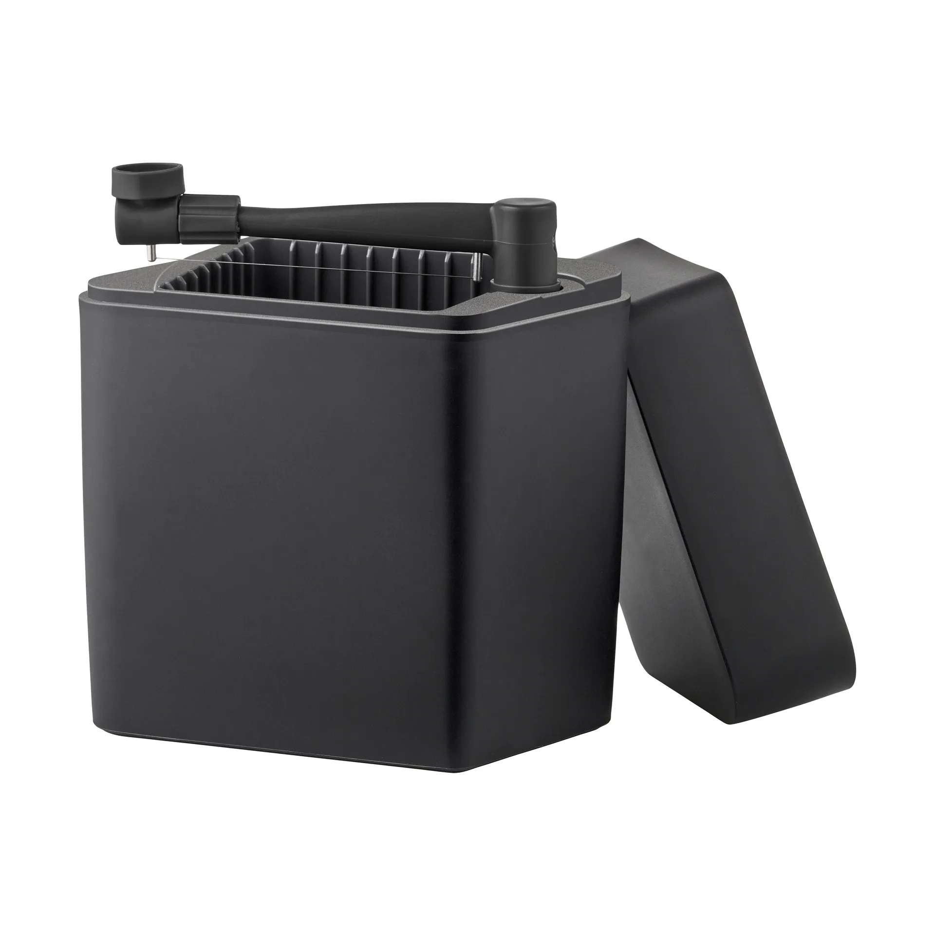 Classic ostekasse inkl. ostehøvl 16,5x10x19 cm, Sort Rosti