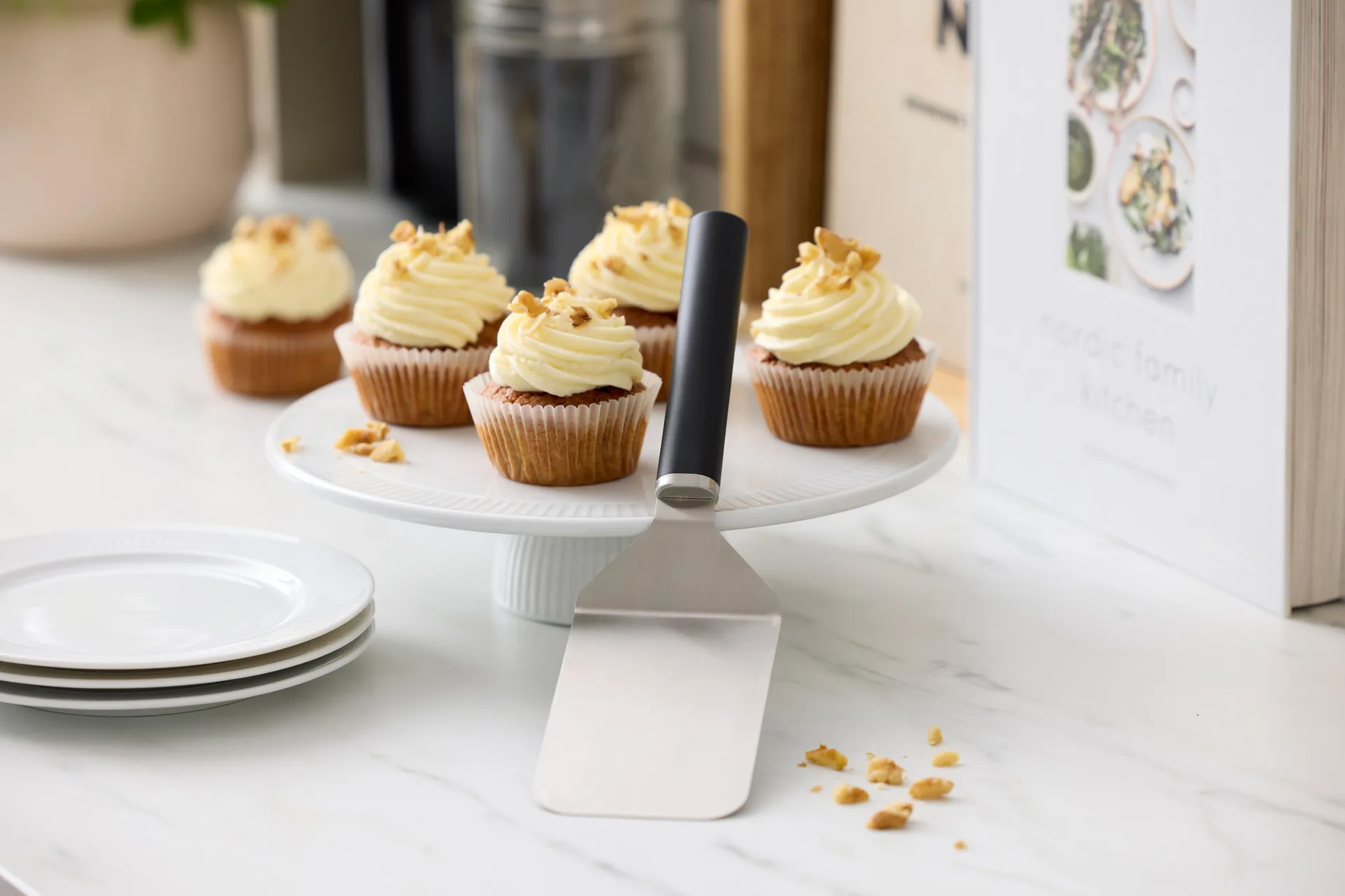 Emma paletkniv bred stål 26 cm, Black Rosti