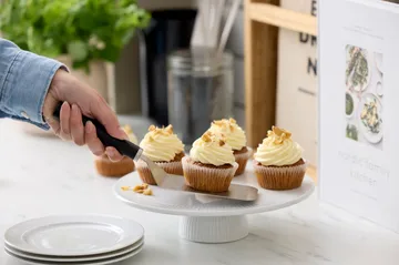 Emma paletkniv bred stål 26 cm - Black - Rosti