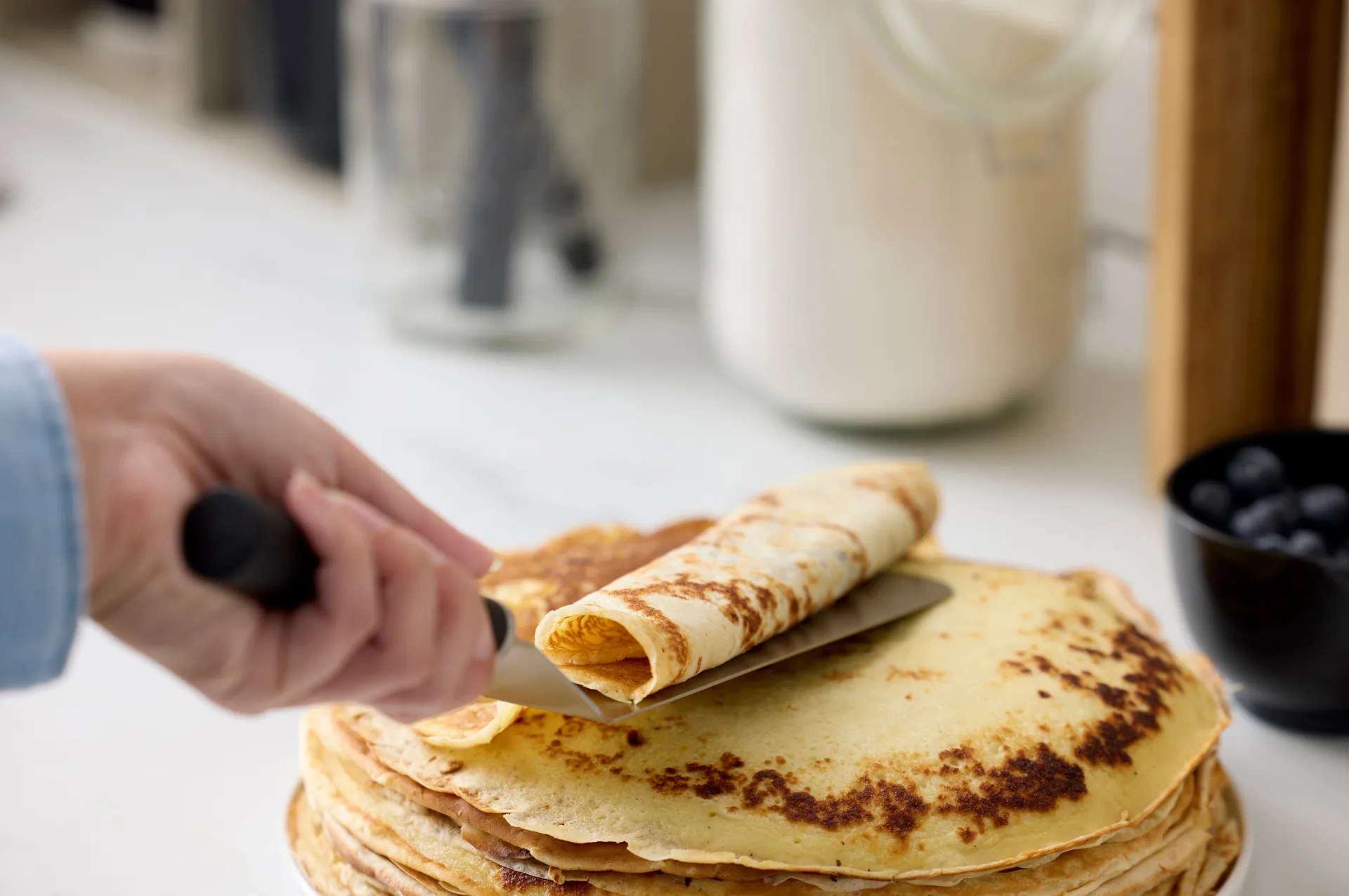 Emma paletkniv smal stål 33 cm, Black Rosti