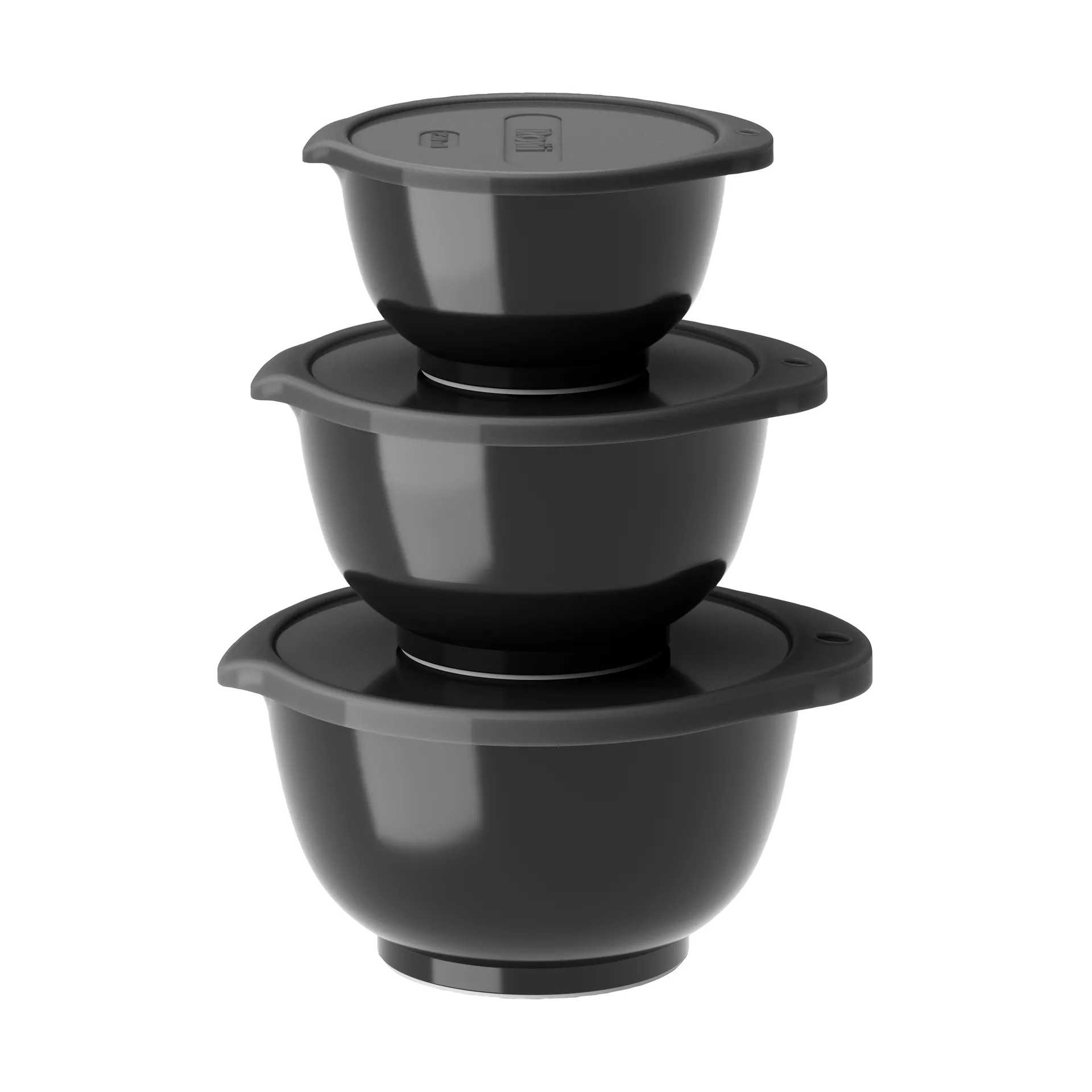 Margrethe miniskålsæt 3-pak, Black edition Rosti