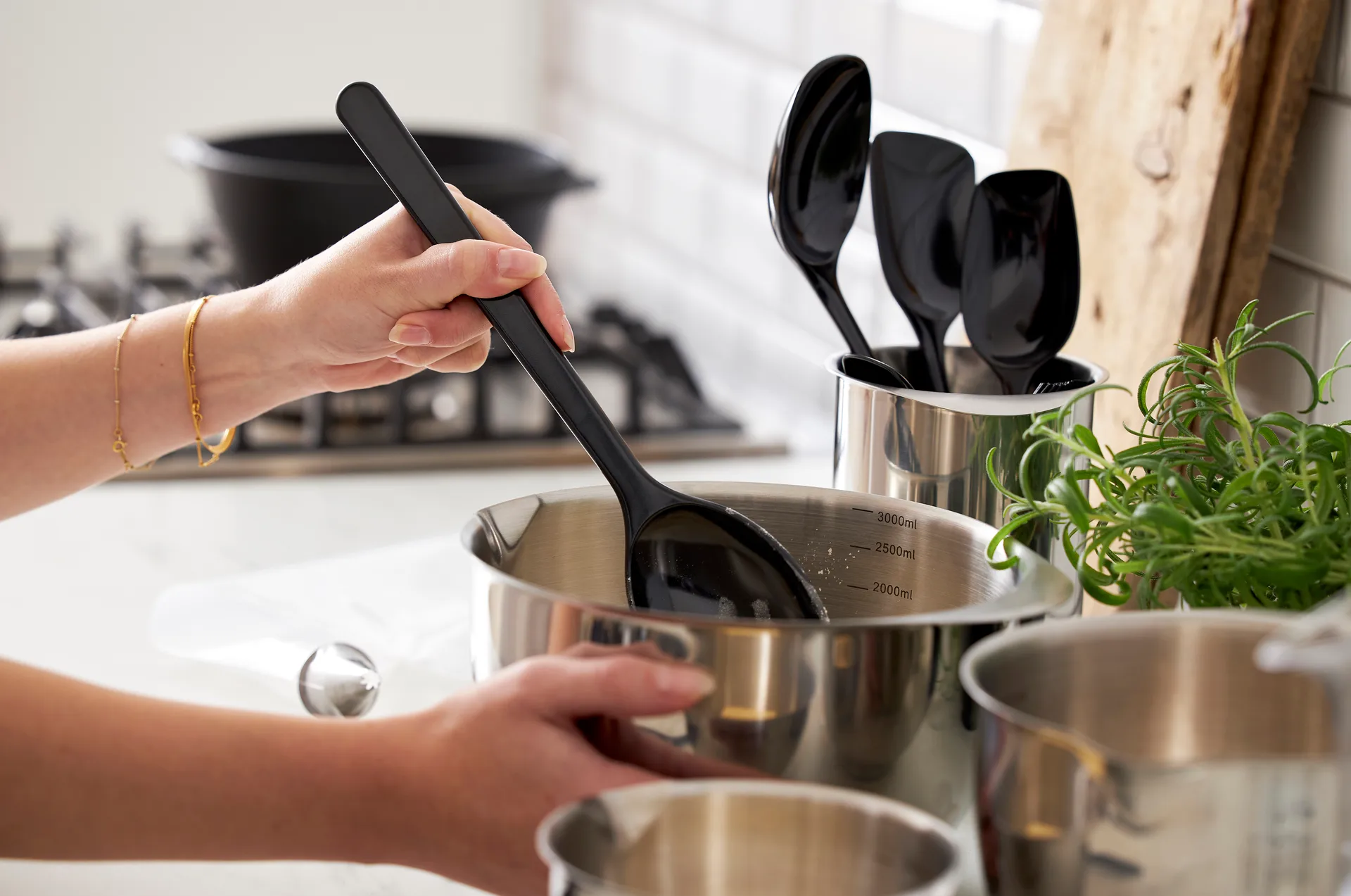 Margrethe skål 2 l, Stål Rosti