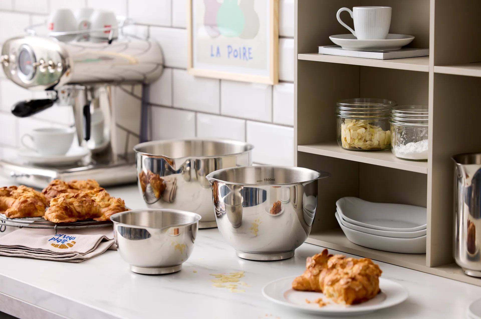 Margrethe skålsæt 3 stk., Rustfrit stål Rosti