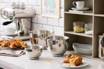 Margrethe skålsæt 3 stk. - Rustfrit stål - Rosti