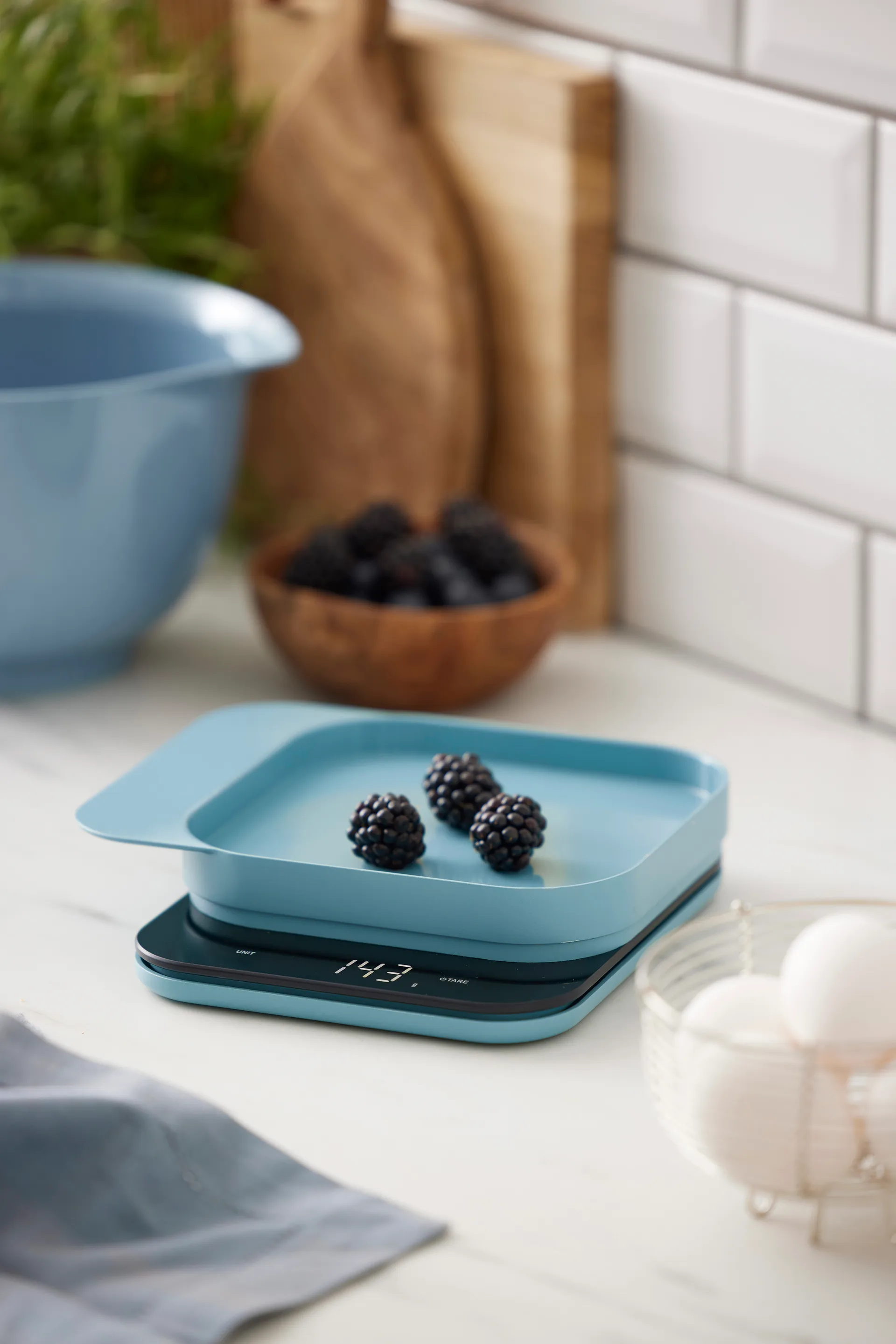 Mensura køkkenvægt, Dusty blue Rosti