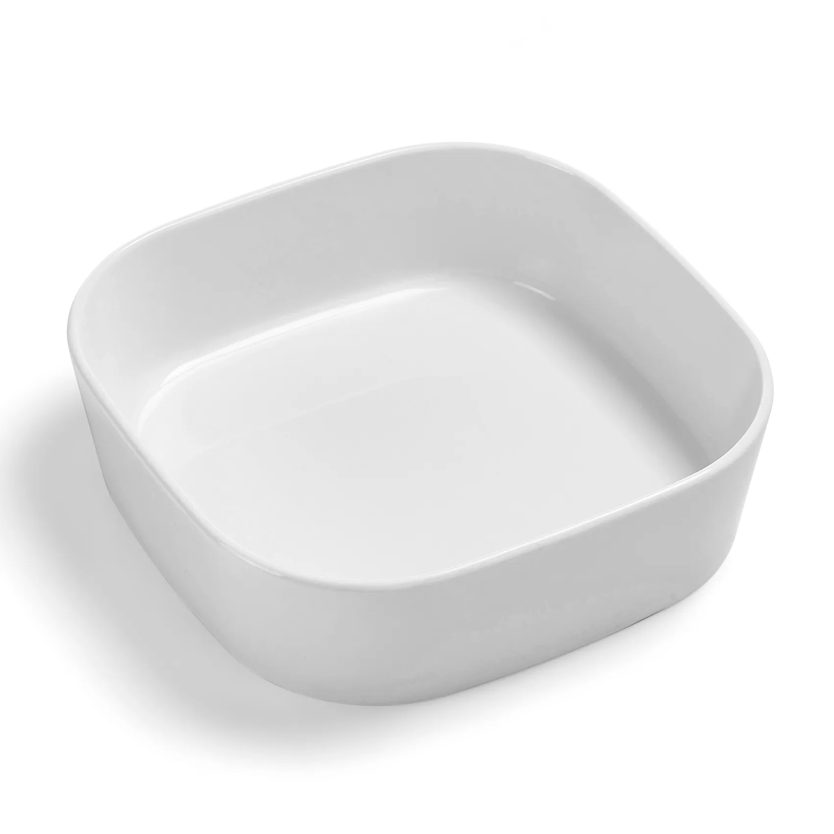 Modula ovnfast fad 24x24 cm, Hvid Rosti