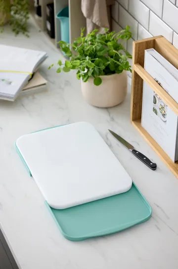 Separa skærebræt med bakker - Nordic green, 39 x 26 cm - Rosti