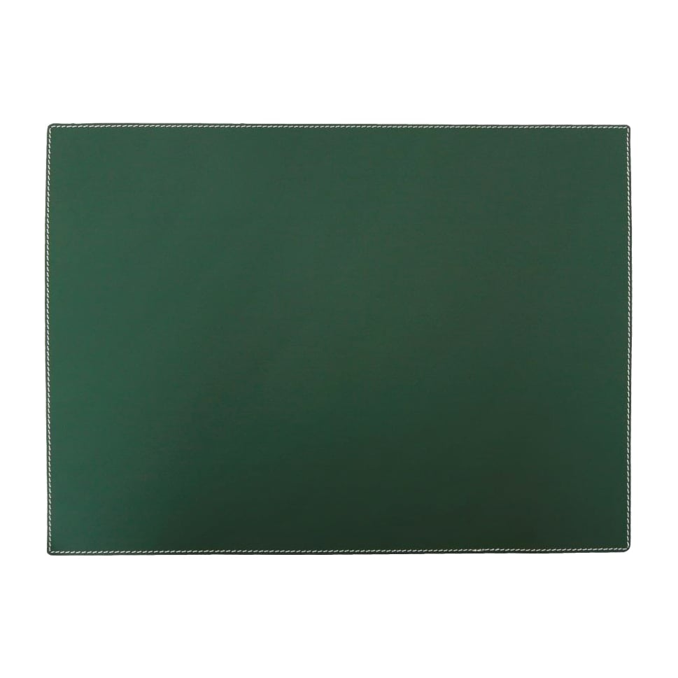 Ørskov Ørskov dækkeserviet læder firkantet mørkegrøn