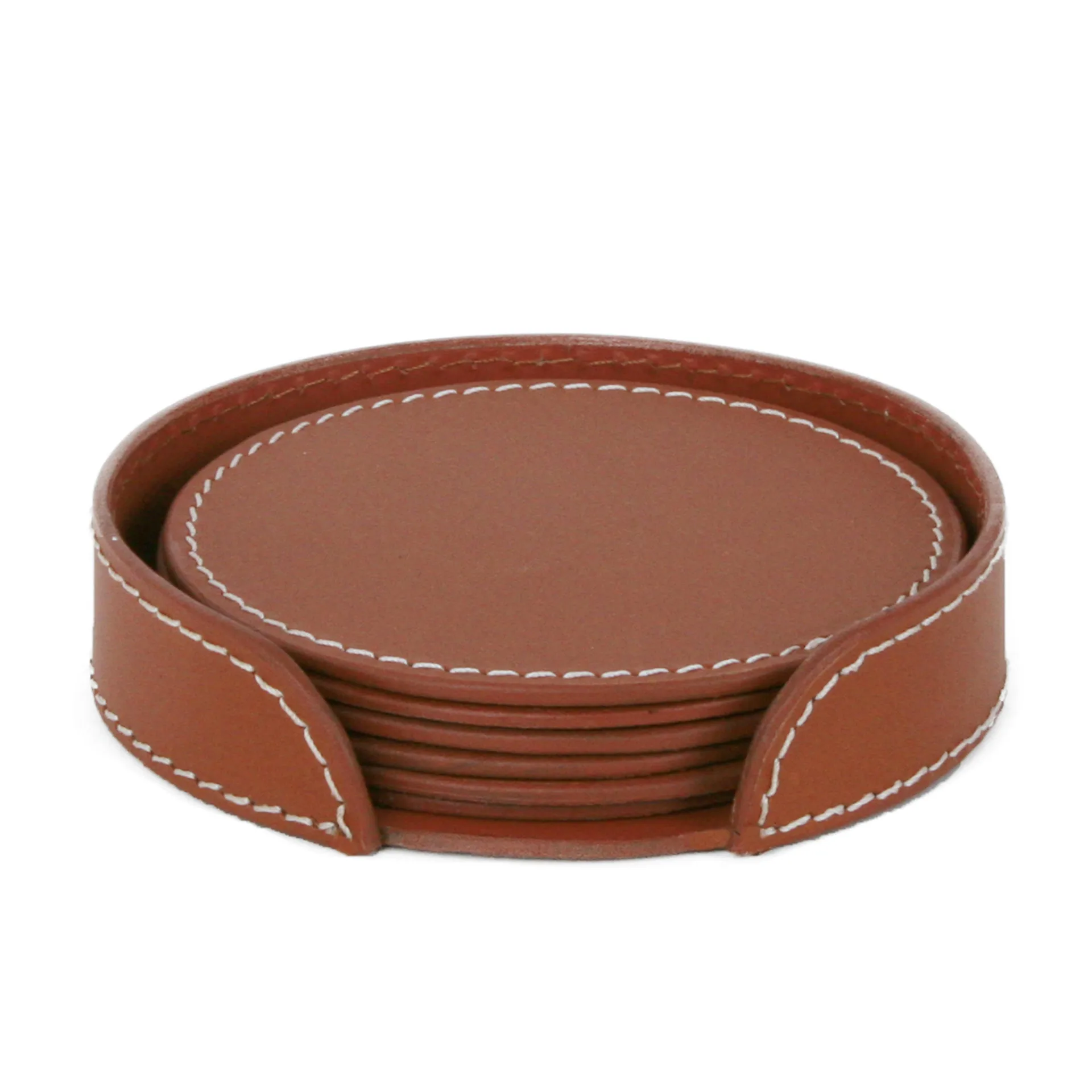 Ørskov glasunderlag 6 stk, cognac Ørskov