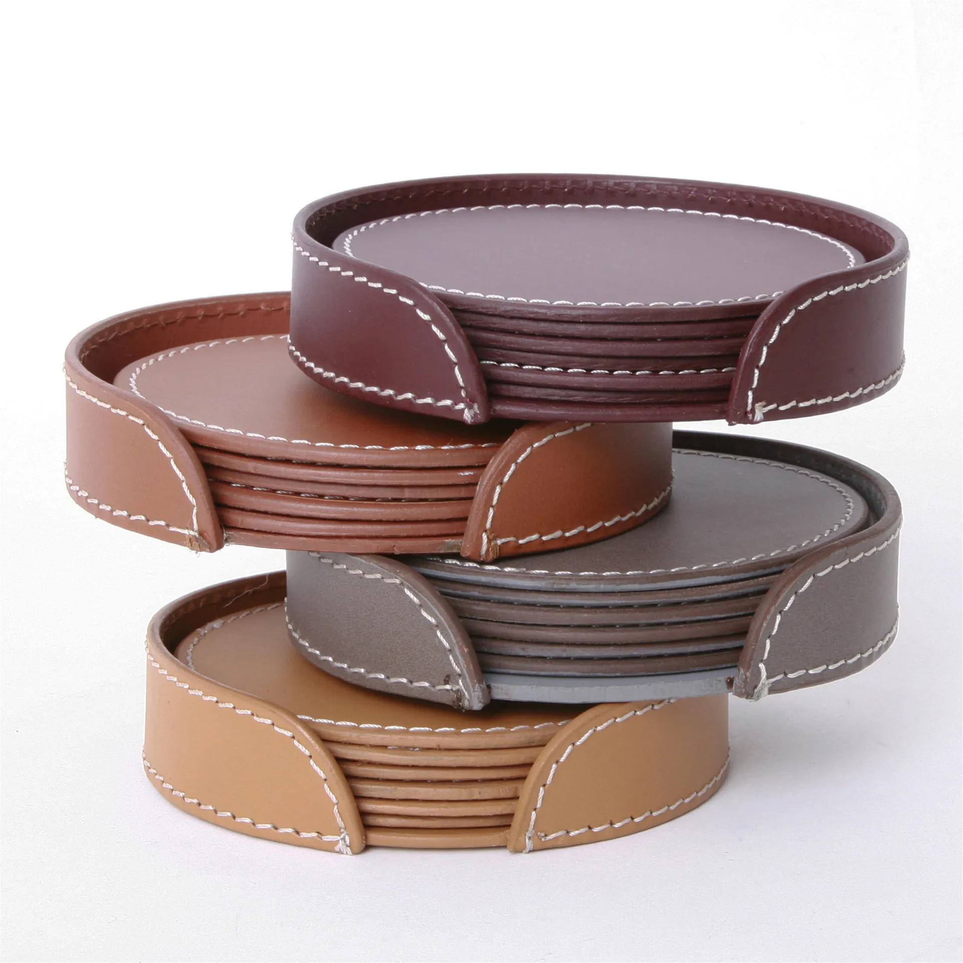 Ørskov glasunderlag 6 stk, cognac Ørskov