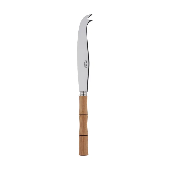 Bamboo shape ostekniv 16 cm - Light wood laminated - SABRE Paris