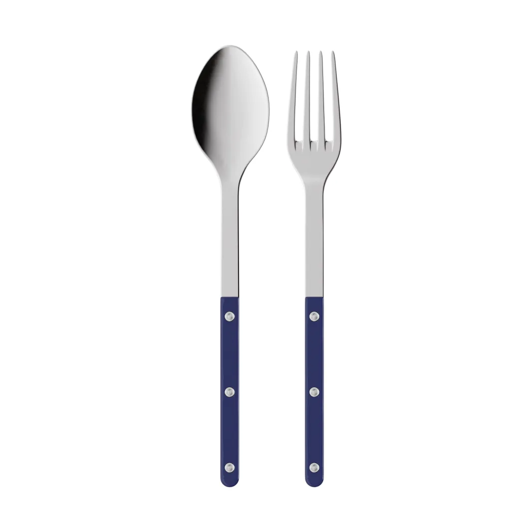 Bistrot solid serveringsbestik 2 dele, Navy blue SABRE Paris