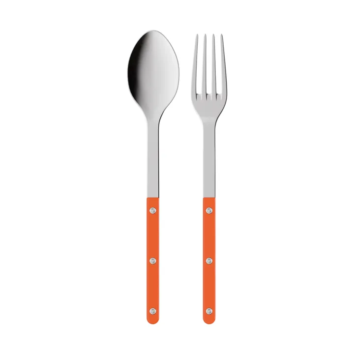 Bistrot solid serveringsbestik 2 dele - Orange - SABRE Paris