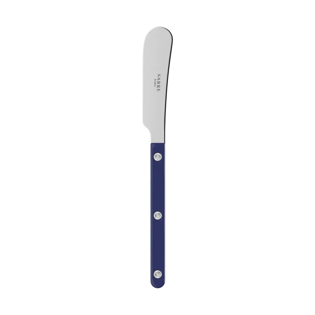 Bistrot solid smørkniv 14 cm, Navy blue SABRE Paris