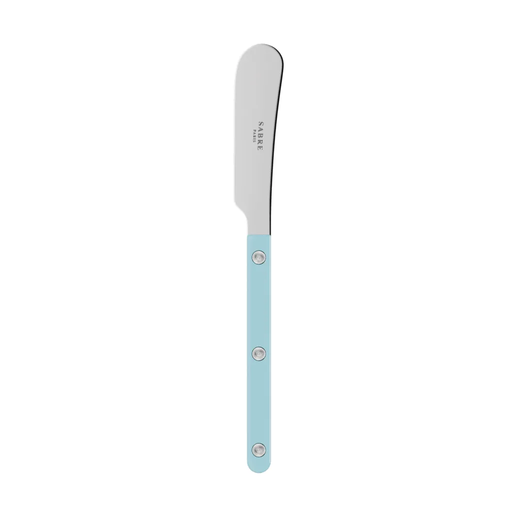 Bistrot solid smørkniv 14 cm, Pastel blue SABRE Paris