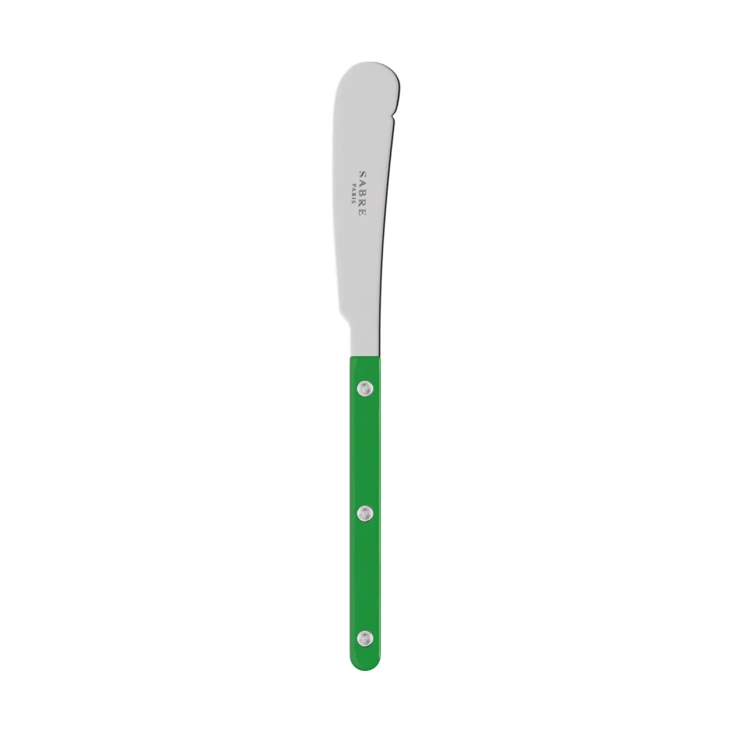 Bistrot solid smørkniv 16 cm, Garden green SABRE Paris