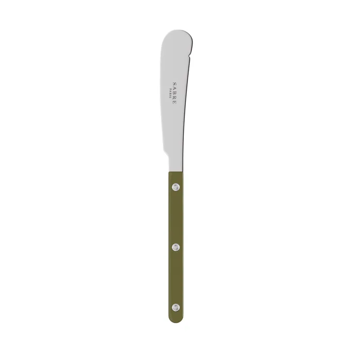 Bistrot solid smørkniv 16 cm - Green fern - SABRE Paris