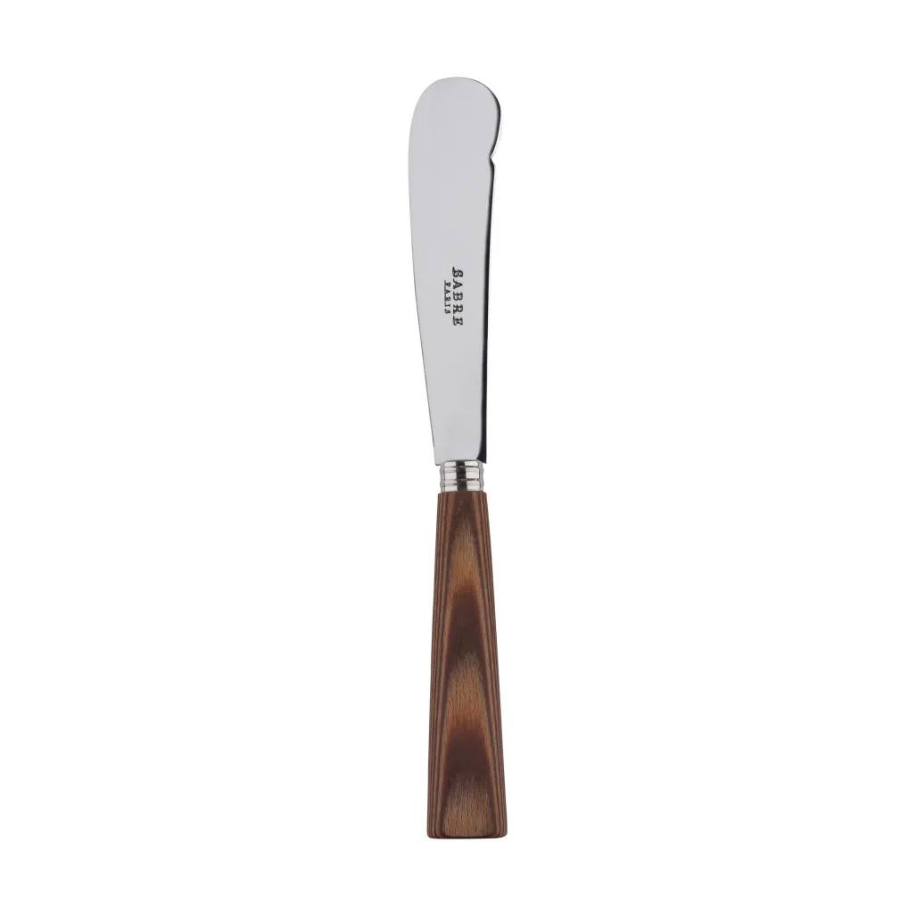 Nature smørkniv 16 cm, Light wood laminated SABRE Paris