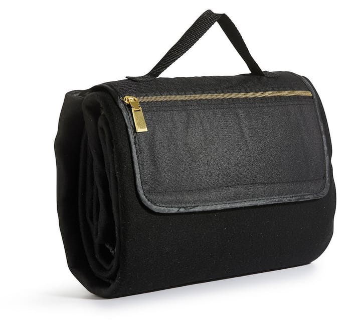 City picnictæppe 130x170 cm - Sort-guld - Sagaform