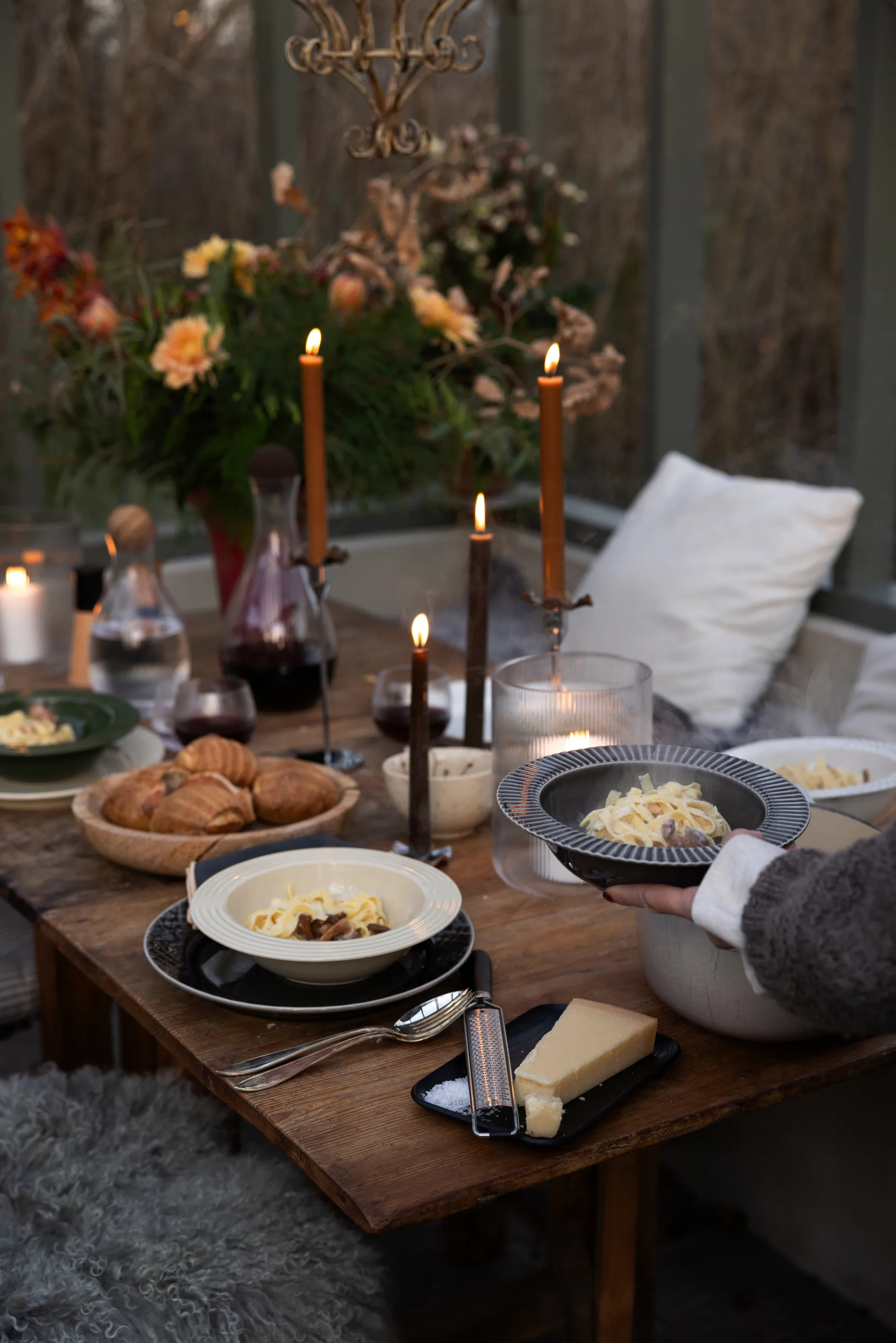 Coffee & More dyb tallerken Ø22 cm, Grå Sagaform