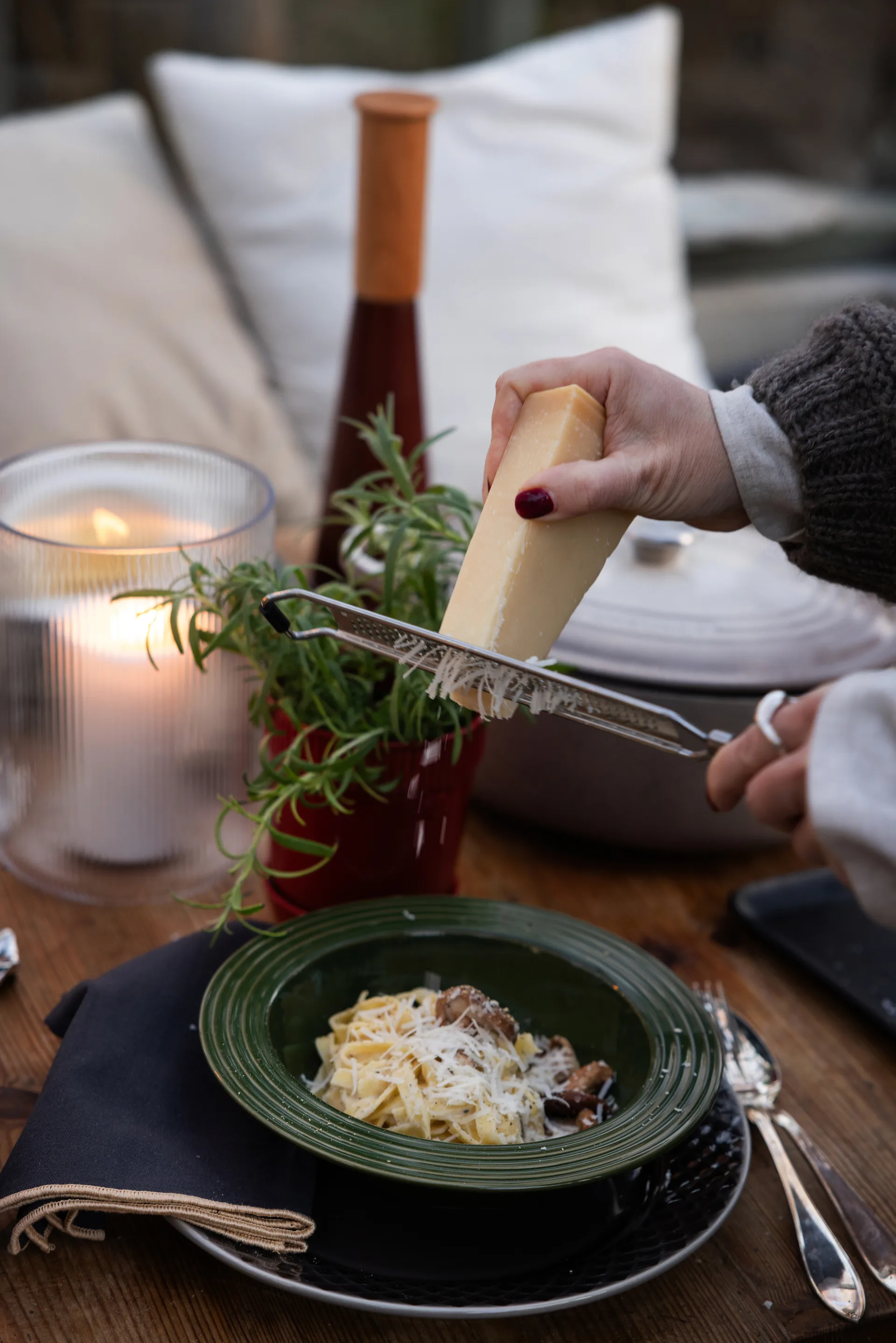 Coffee & More dyb tallerken Ø22 cm, Grøn Sagaform