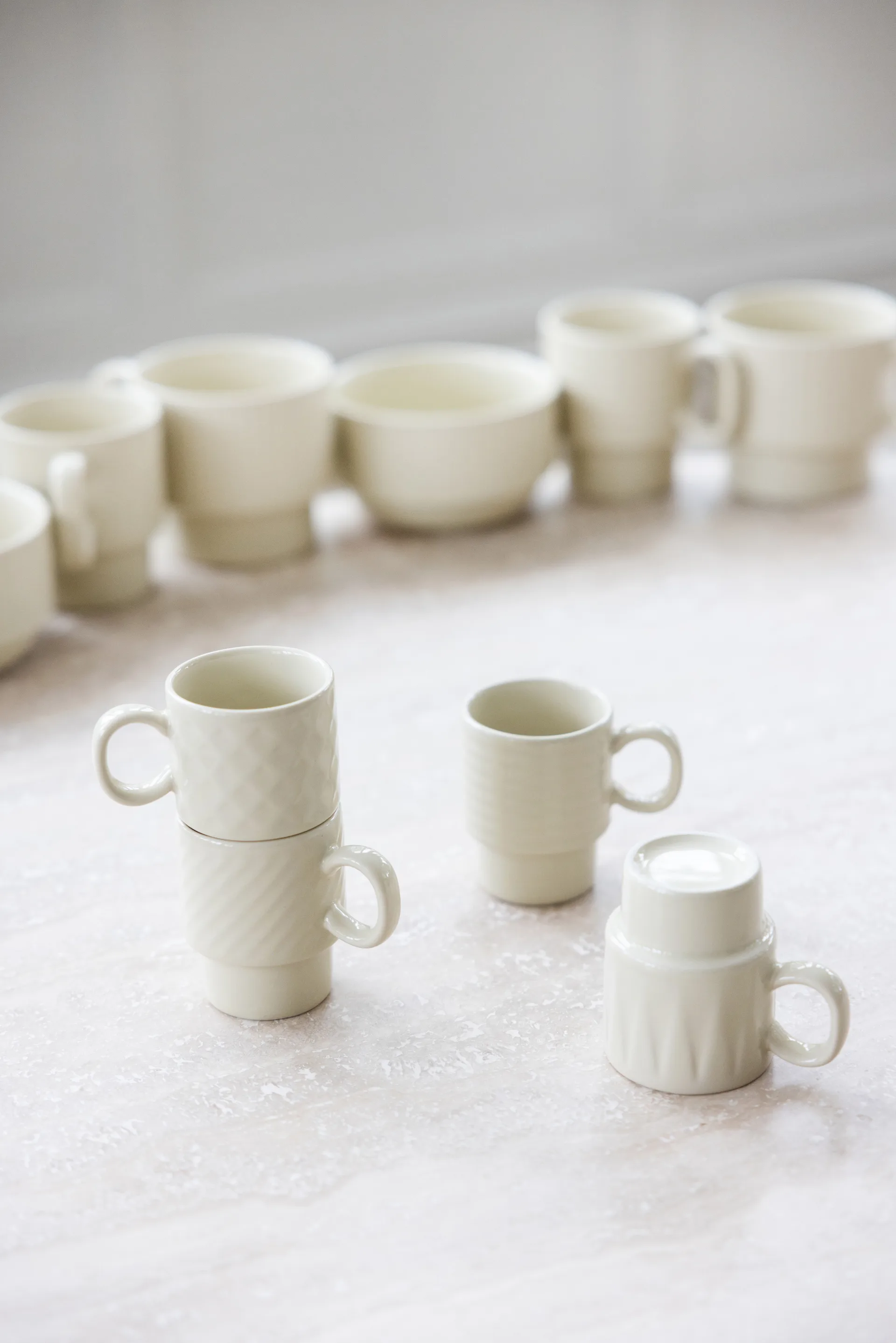 Coffee & More espressokop 4-pak, Beige Sagaform