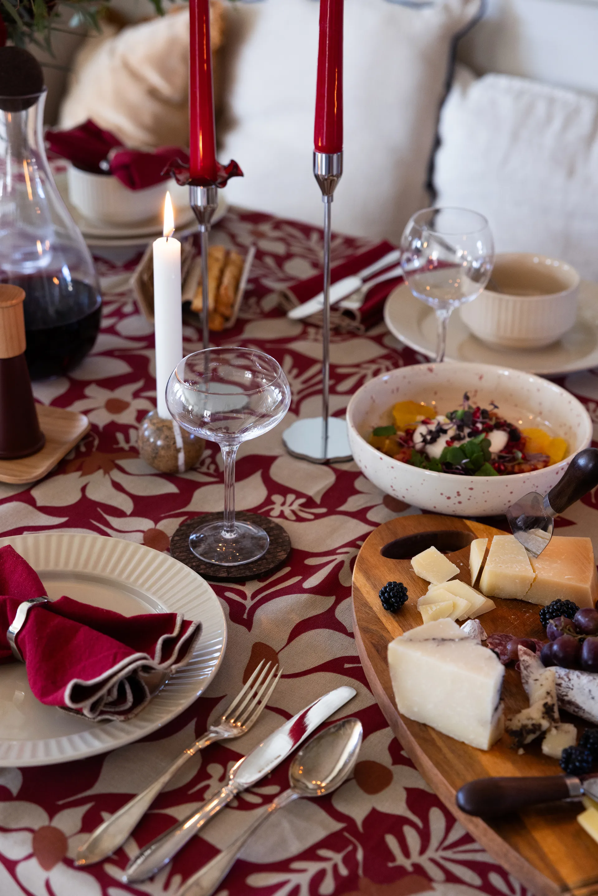 Edith dug 150x280 cm, Vinrød Sagaform