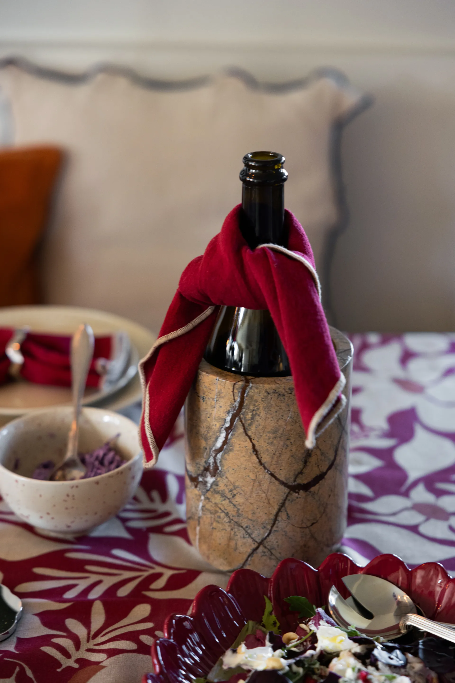 Edith serviet 45x45 cm 2-pak, Vinrød Sagaform