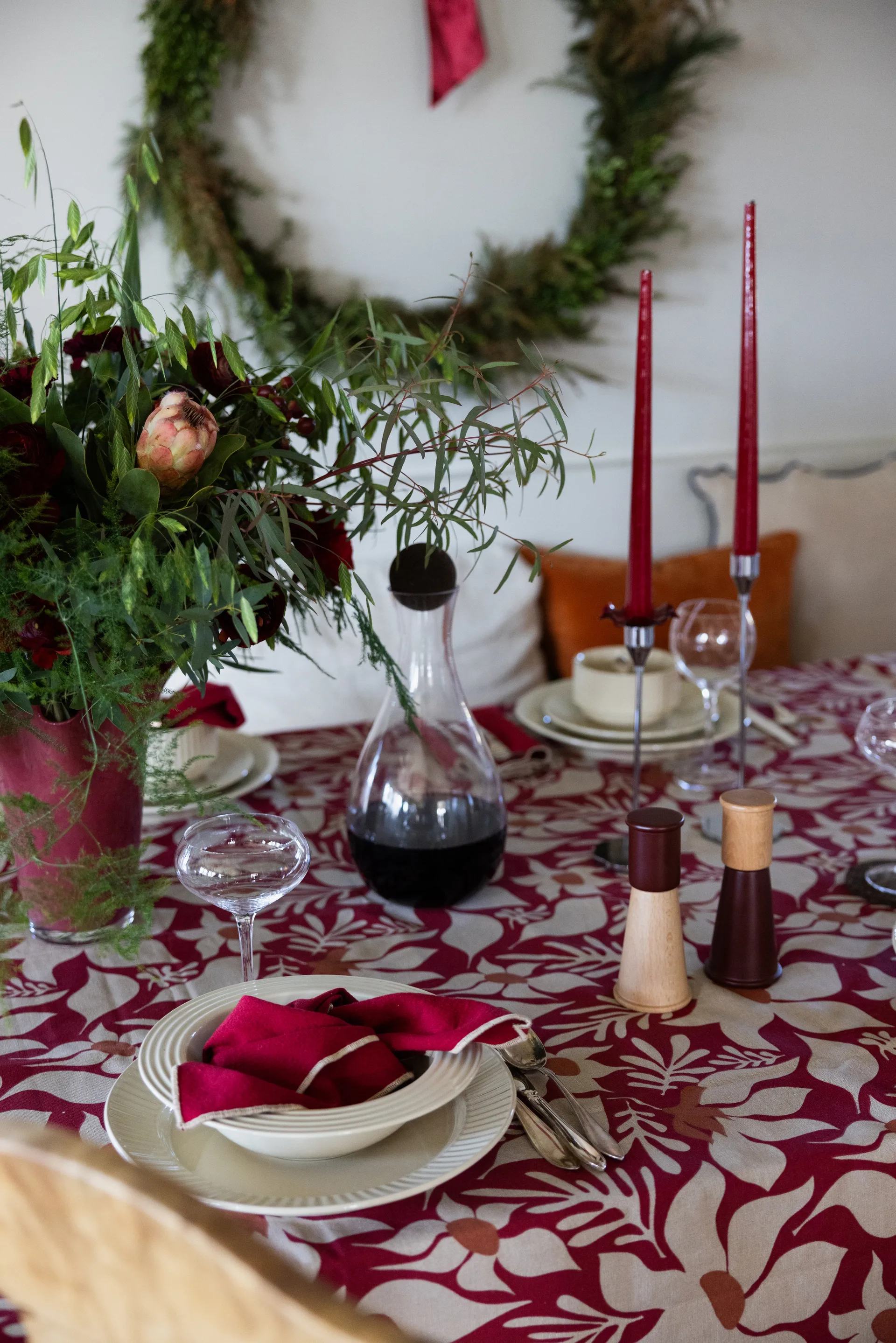 Edith serviet 45x45 cm 2-pak, Vinrød Sagaform