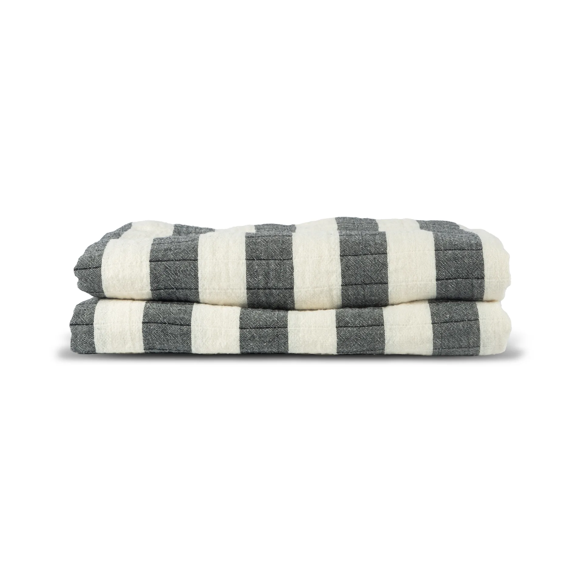 Emilie plaid 130x170 cm, Sort-hvid Sagaform