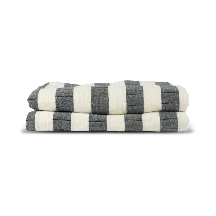 Emilie plaid 130x170 cm - Sort-hvid - Sagaform