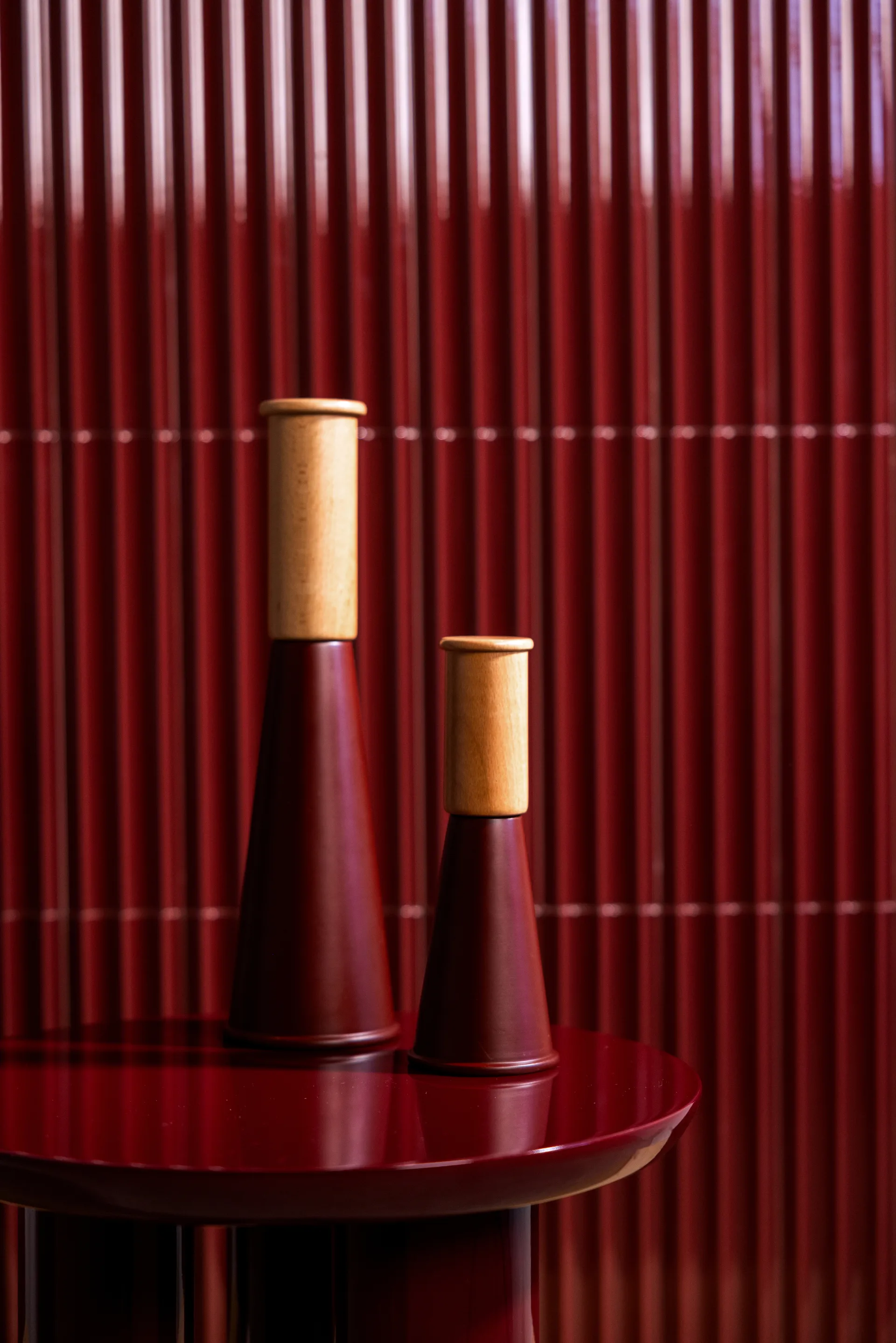 Gurken salt- og peberkværn medium 20,5 cm, Rød-brun Sagaform