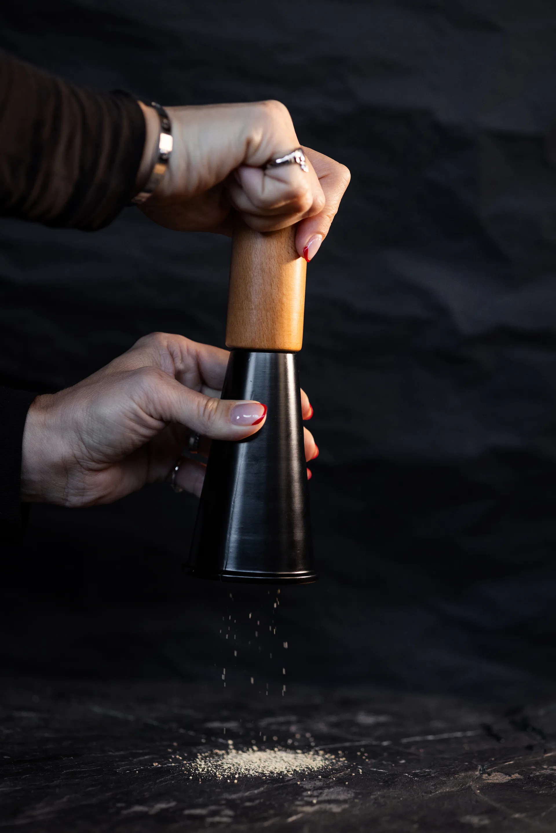 Gurken salt- og peberkværn medium 20,5 cm, Sort-brun Sagaform