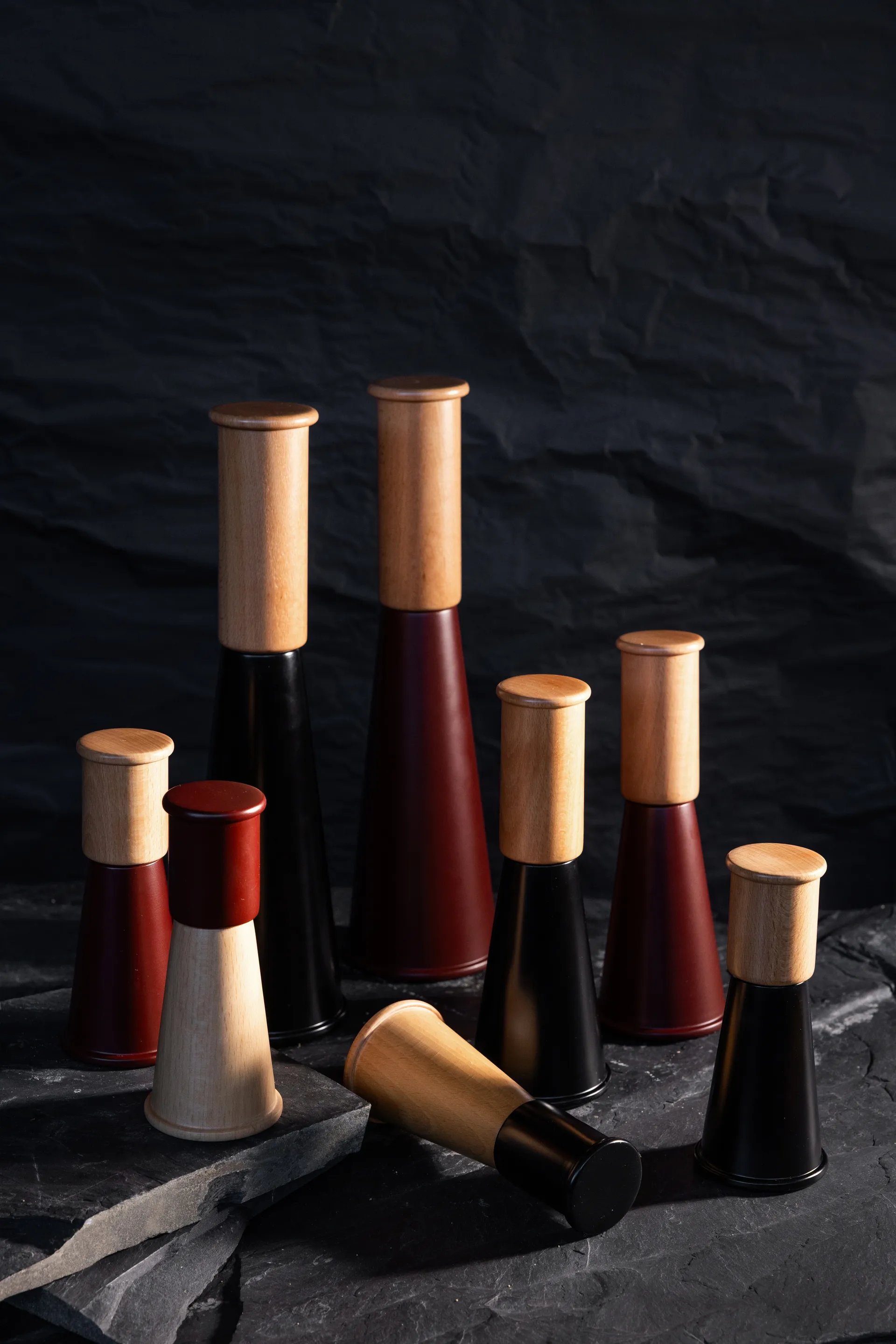 Gurken salt- og peberkværn stor 32 cm, Rød-brun Sagaform