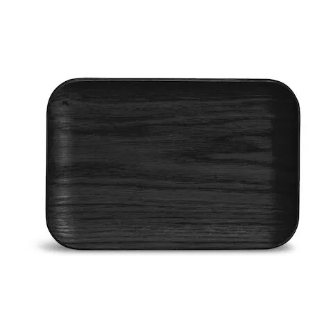 Sagaform Hanna tallerken 13x19 cm Sort