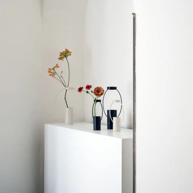 Moon vase 21 cm, Sort Sagaform