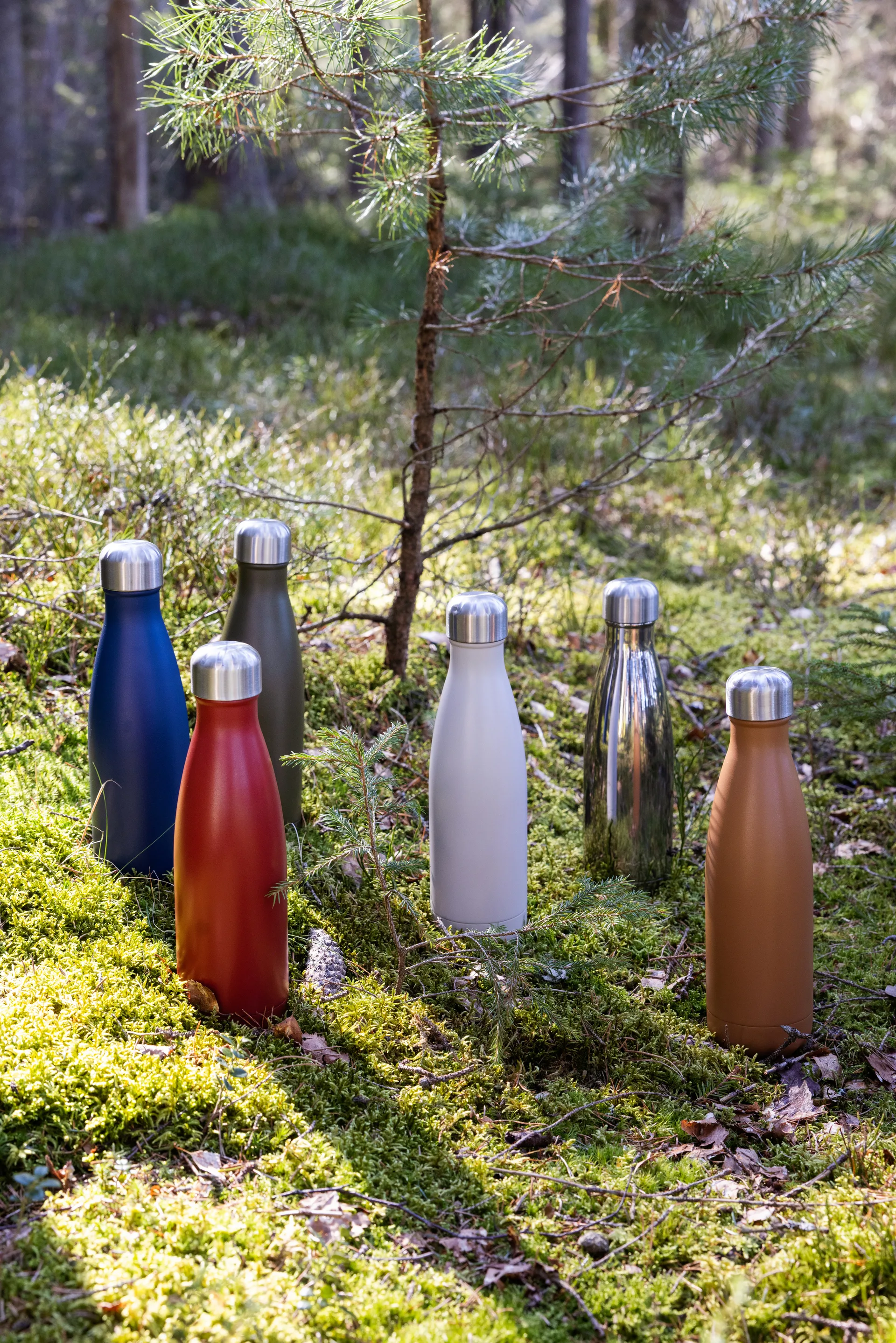 Nils stålflaske 50 cl, Rød Pantone Sagaform