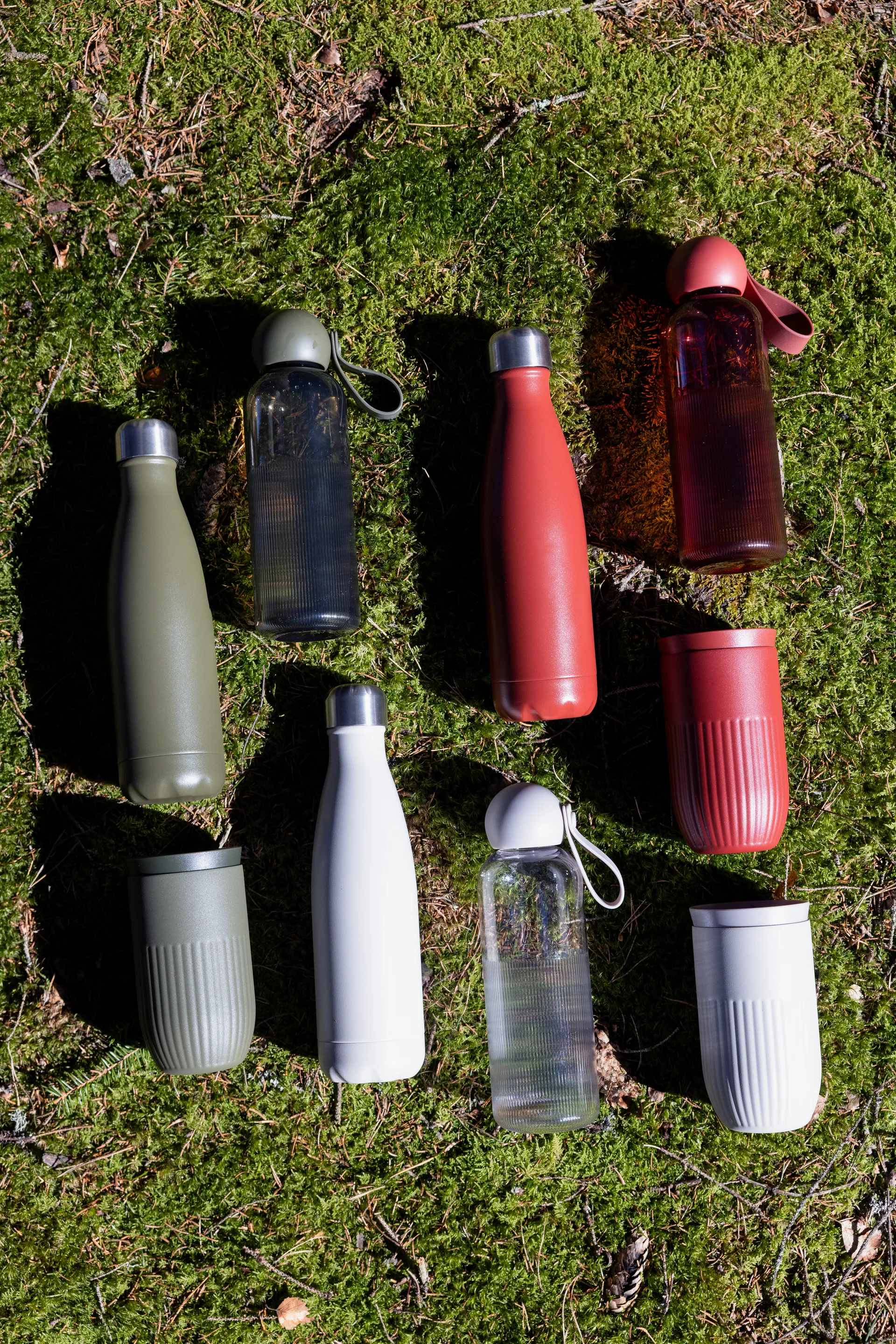 Nils stålflaske 50 cl, Rød Pantone Sagaform