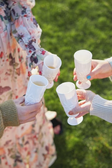 Picnic champagneglas, pakke med fire styk - Hvid - Sagaform