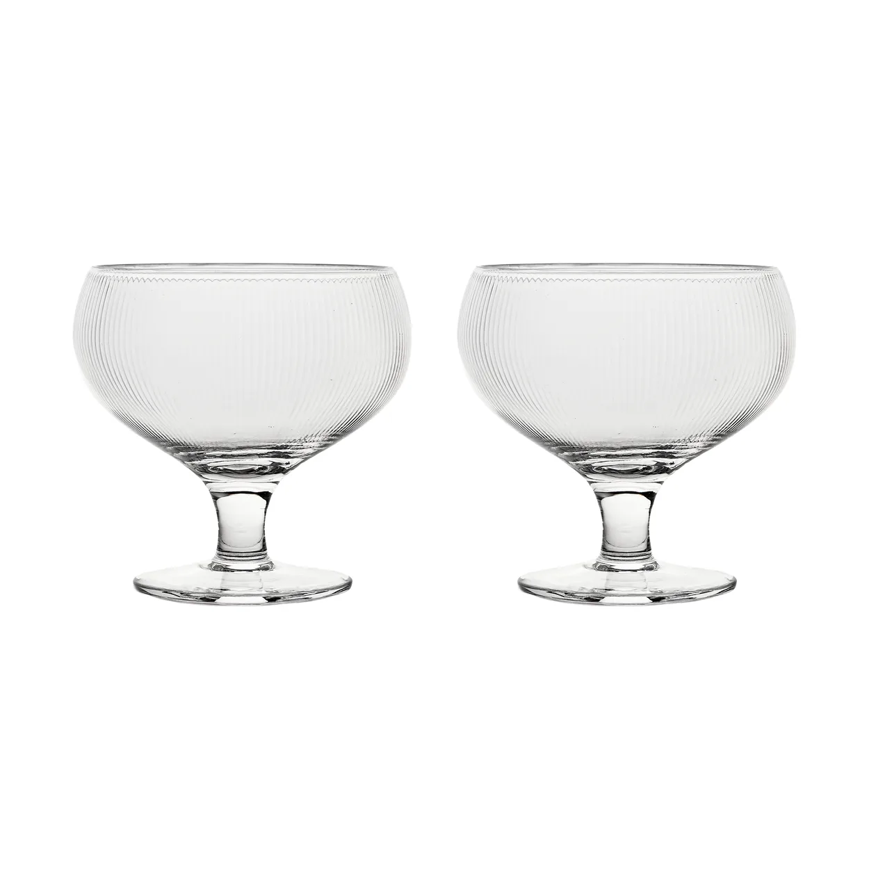 Sagaform Sagaform Blanka champagnecoupe 30 cl 2-pak Klar