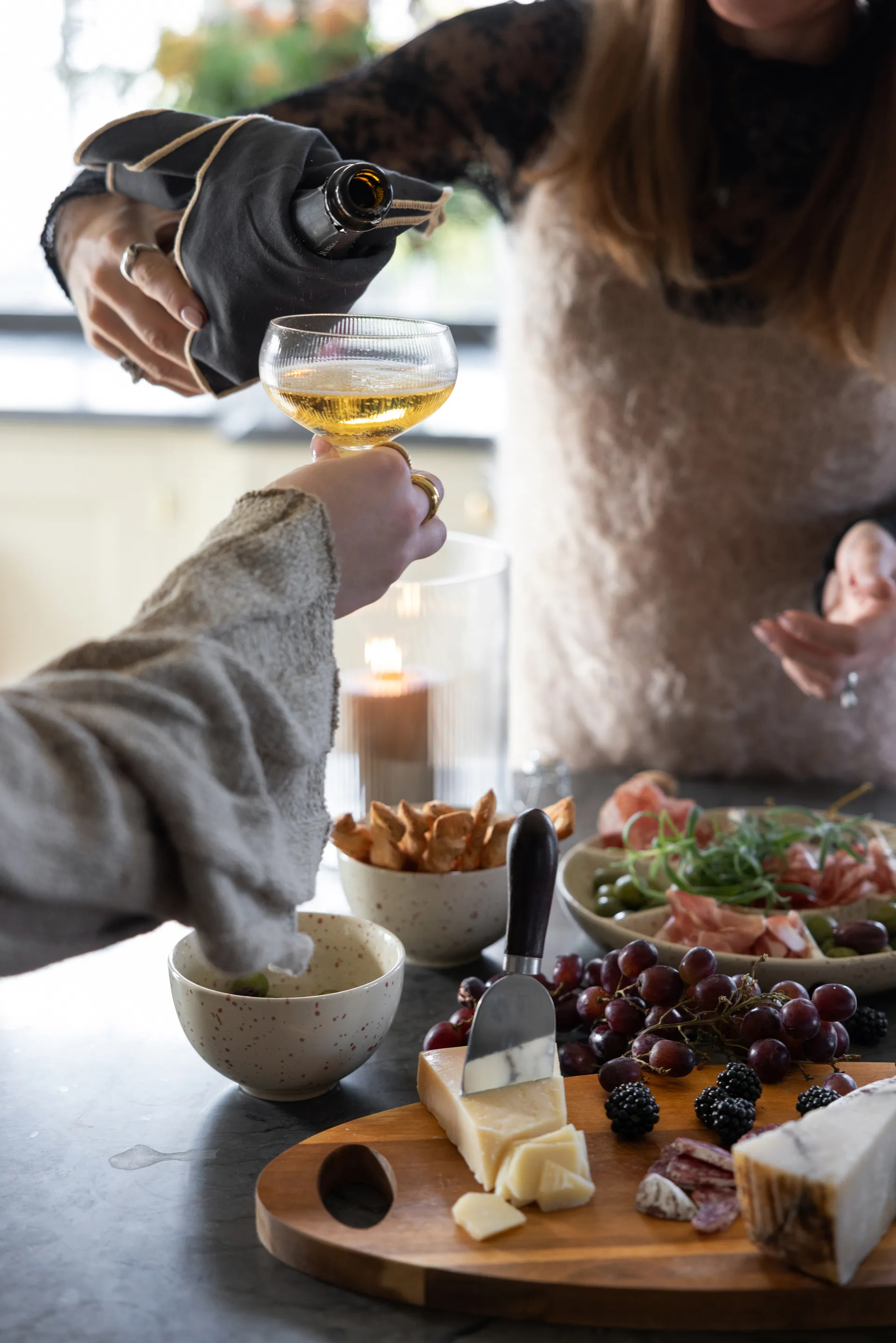 Sagaform Blanka champagnecoupe 30 cl 2-pak, Klar Sagaform