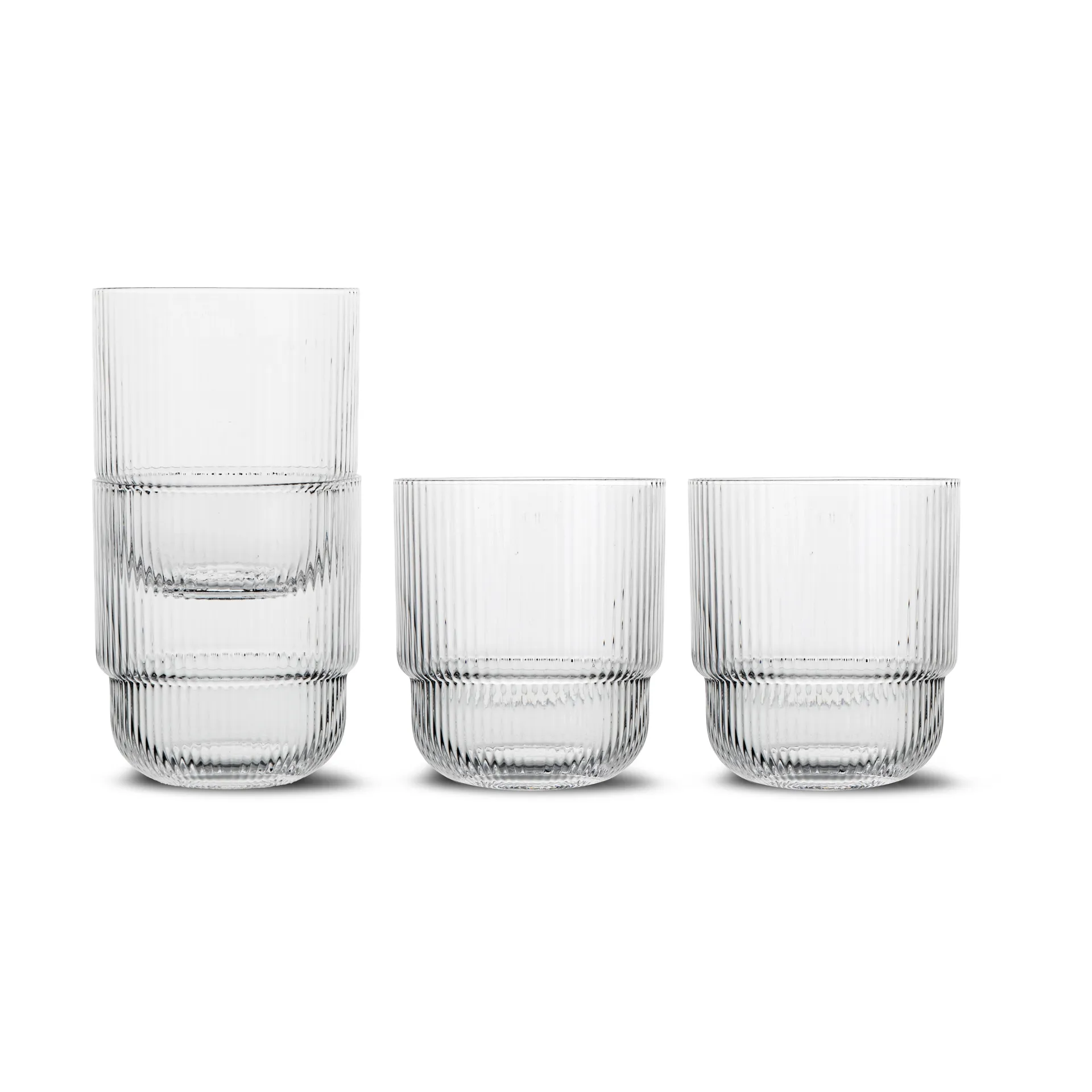 Sagaform blankt vandglas 4-pak, Klar Sagaform