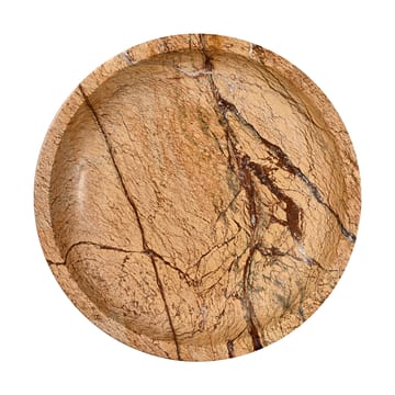 Sten skål stor Ø28 cm - Brun skovmarmor - Sagaform
