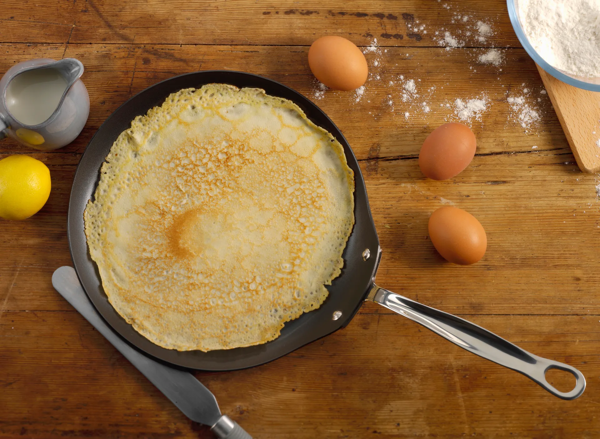 Samuel Groves non stick crêpepande Ø26 cm, Rustfrit stål Samuel Groves