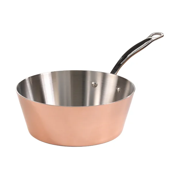 Samuel Groves skrå kasserolle kobber, 2 L Samuel Groves