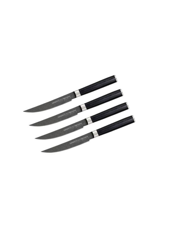 Mo-V kødkniv 4-pak 12 cm - Stål - Samura