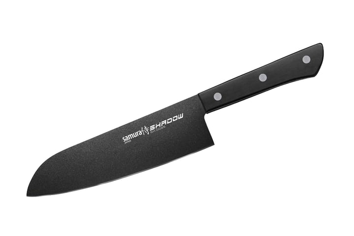 SHADOW Santoku 17,5 cm - Sort - Samura