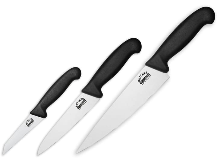 Slagter knivsæt 3 dele - Sort - Samura